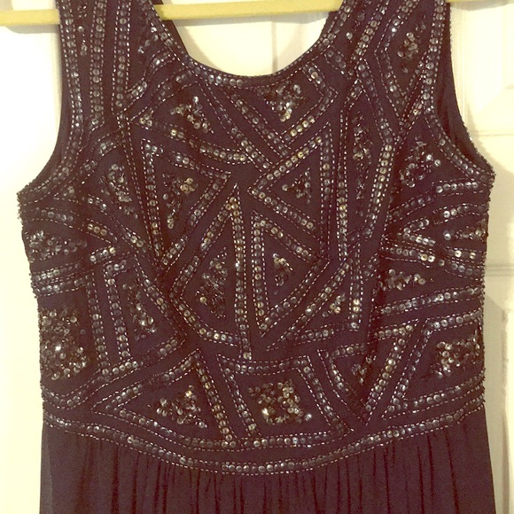 Adrianna Papell Navy Dress - Picture 1 of 3